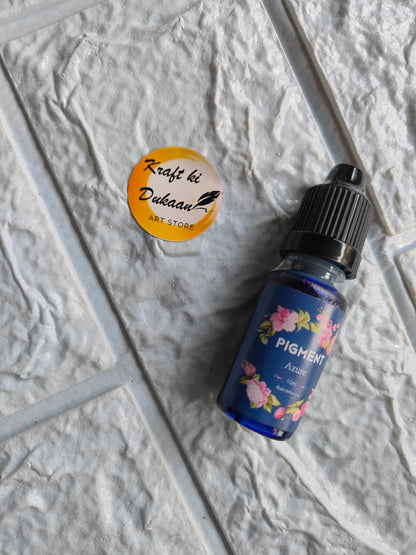 High-quality resin pigment in Azure color from Kraft ki Dukaan for crafting and artistic projects