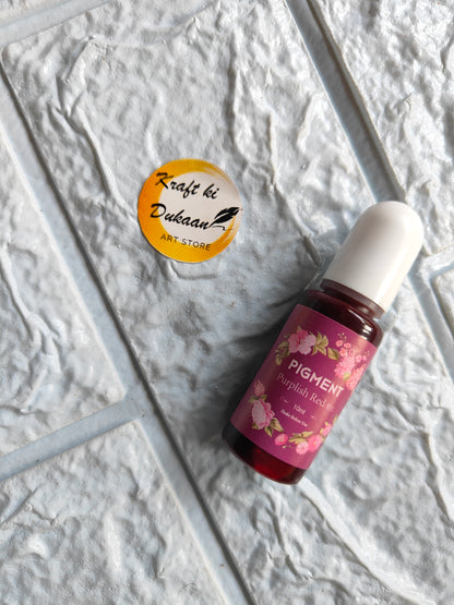 High-quality resin pigment in Punlish Red from Kraft ki Dukaan for vibrant art projects