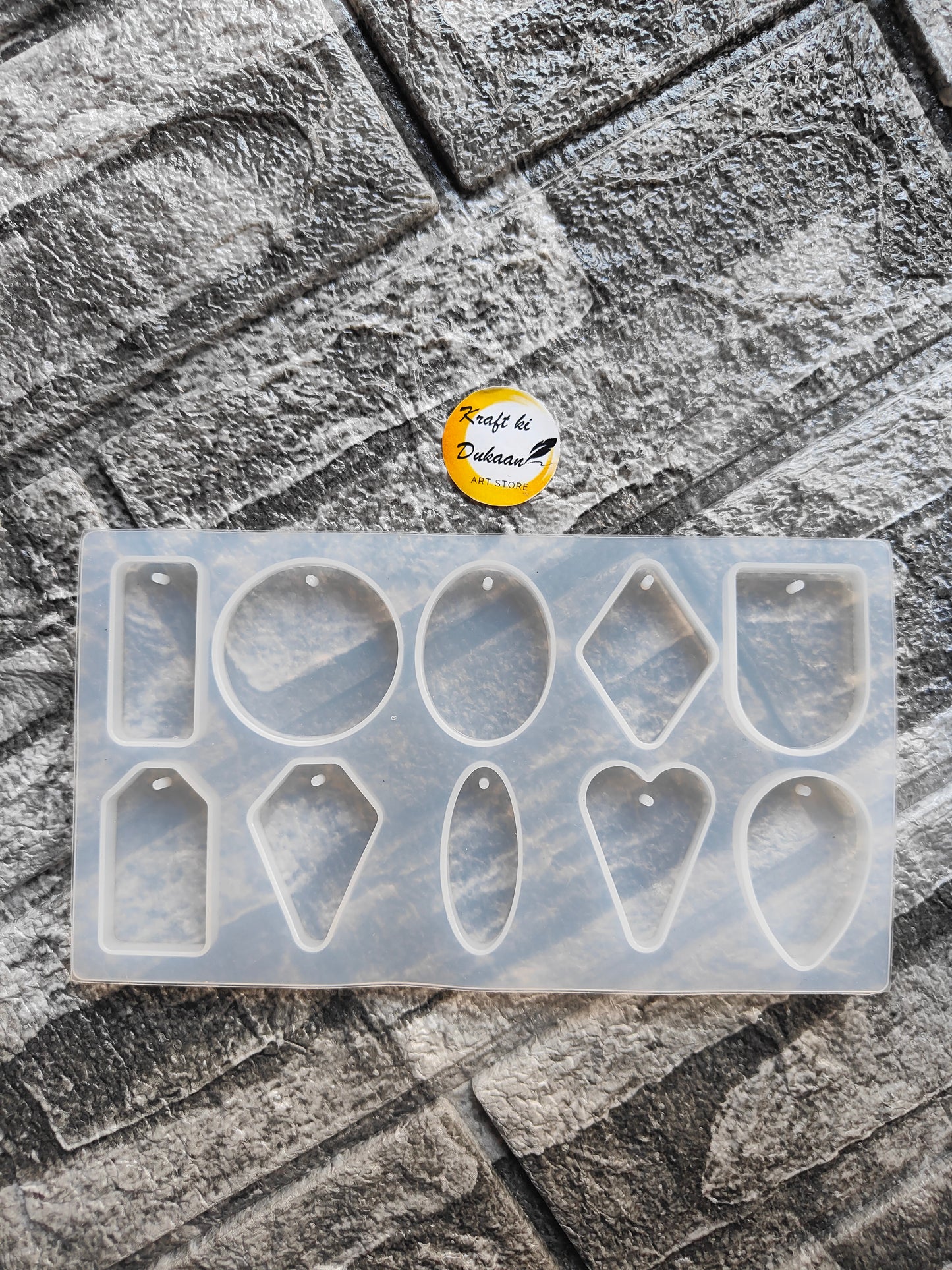 10 cavity jewelry mold from Kraft ki Dukaan for creating various jewelry pieces and designs