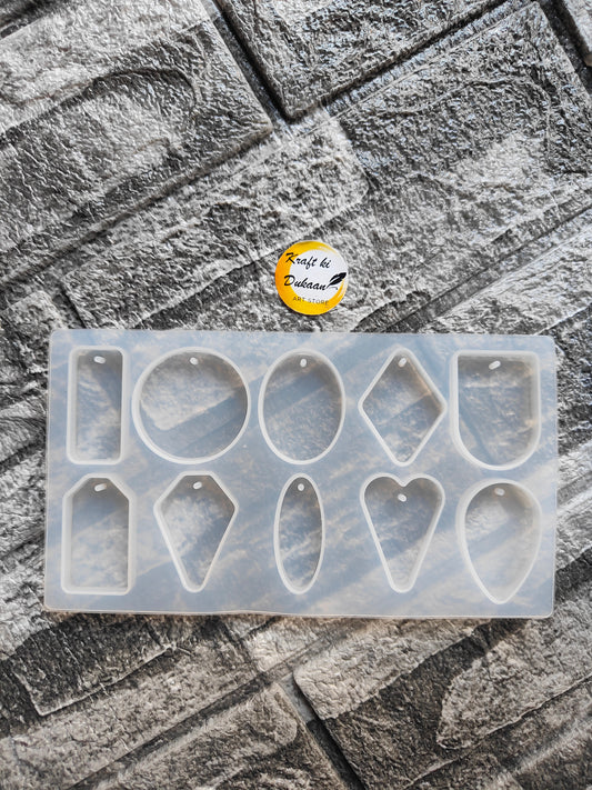 10 cavity jewelry mold from Kraft ki Dukaan for creating various jewelry pieces and designs