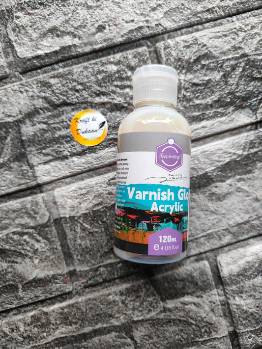 keeping-varnish-gloss-acrylic-120ml-bottle-front-view