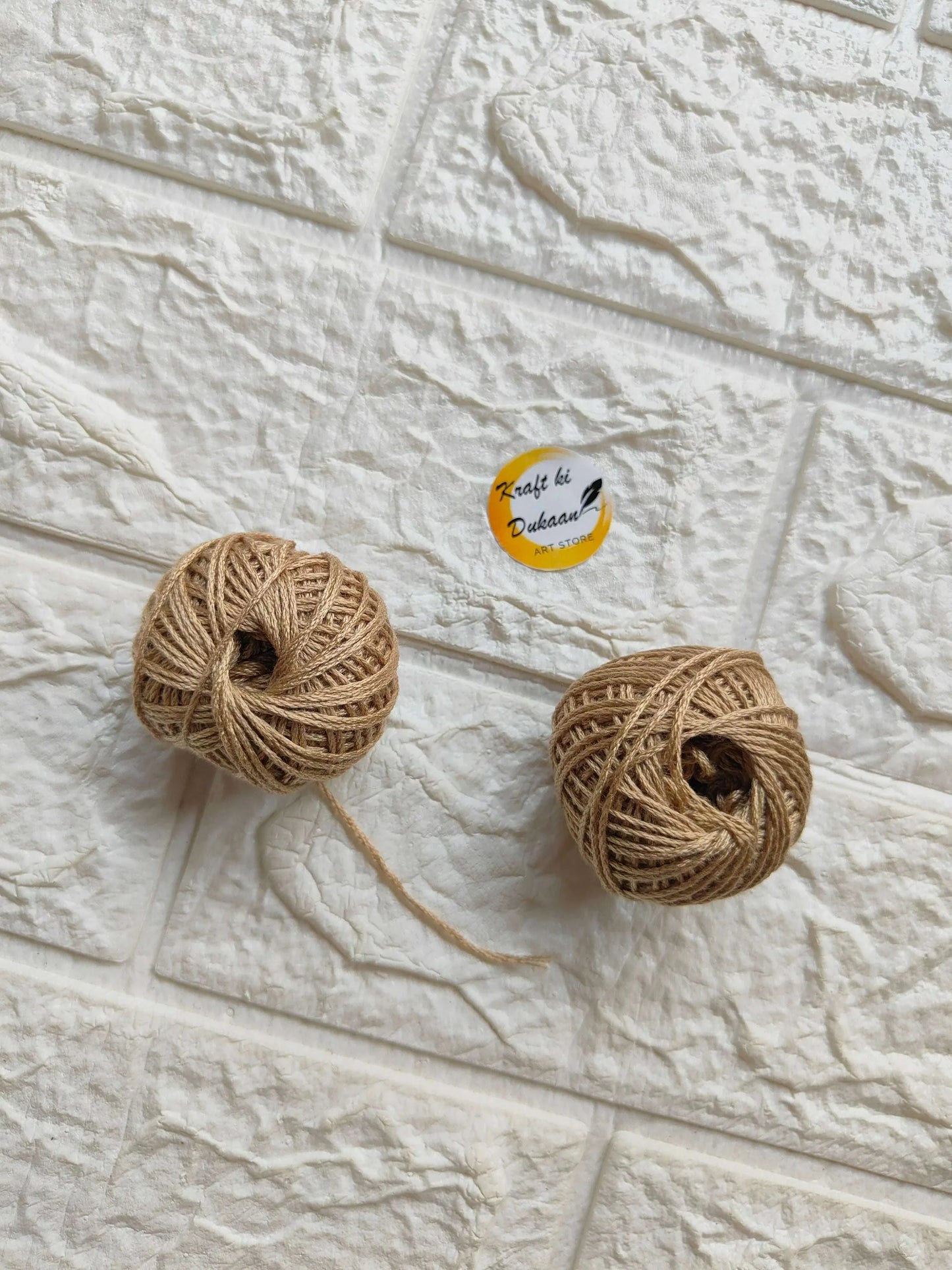 kraft-bi-dukaan-rakhi-thread-roll-brown-yarn-ball