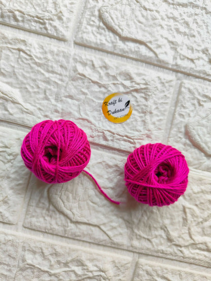 kraft-bi-dukaan-rakhi-thread-roll-pink-yarn-ball