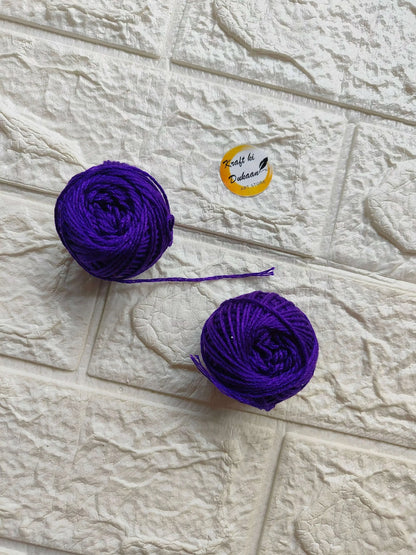 kraft-bi-dukaan-rakhi-thread-roll-purple-yarn-ball