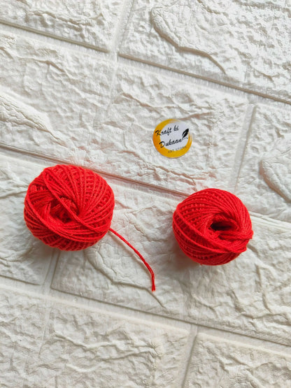 kraft-bi-dukaan-rakhi-thread-roll-red-yarn-ball-bright