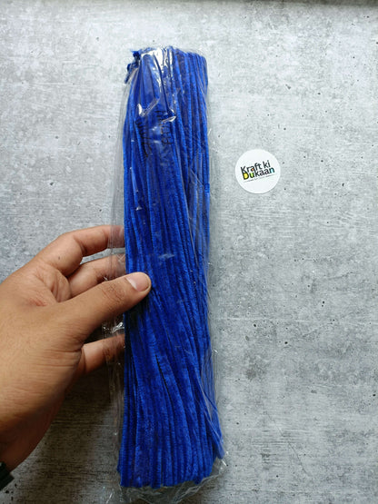 7mm blue pipe cleaners in sealed pack