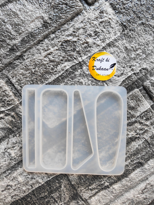 Silicone resin clip moulds for crafting unique and customizable designs