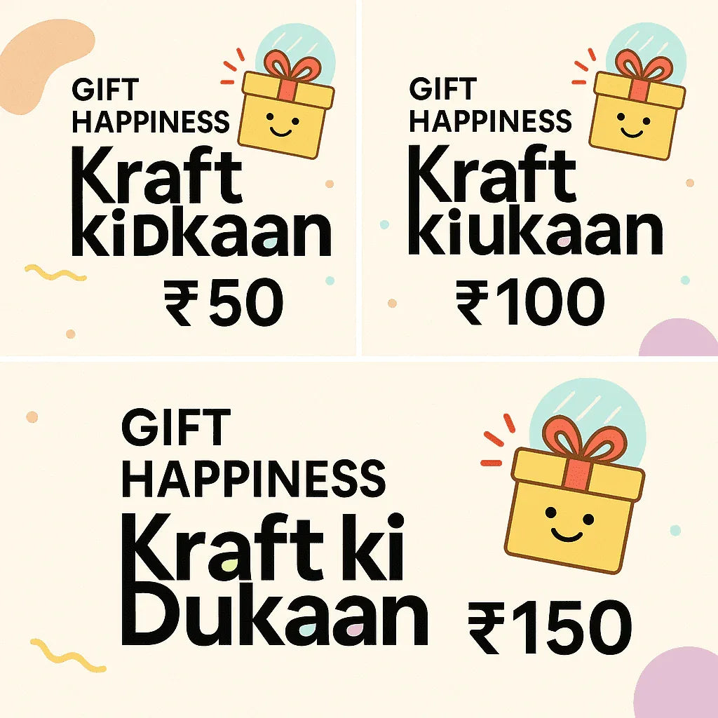 Gift Card Kraft Ki Dukaan ₹50 & ₹100