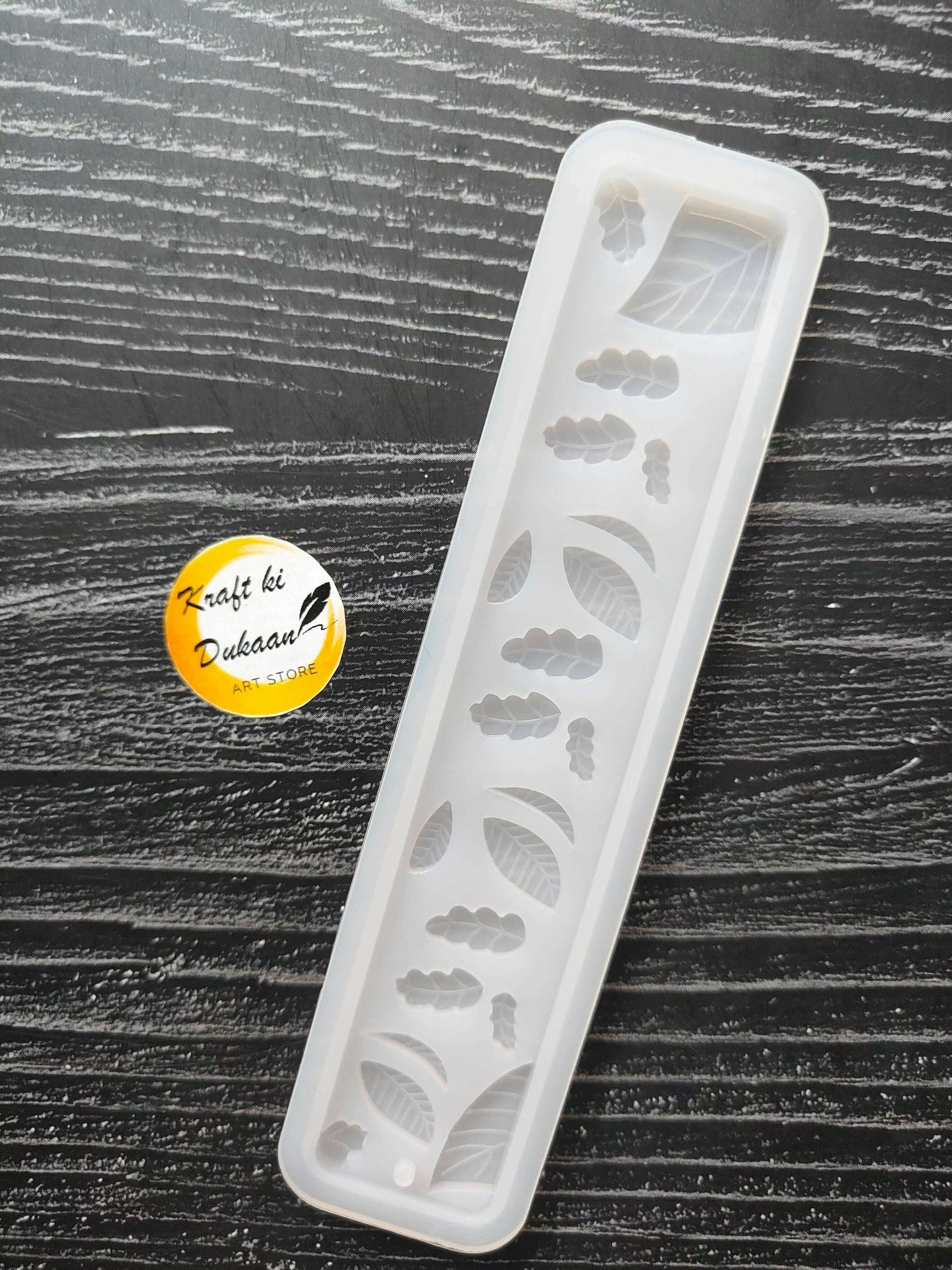 kraft-ki-dukaan-bookmark-silicone-mould-leaf-design