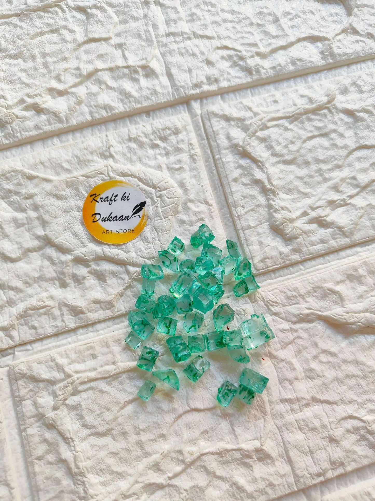 kraft-ki-dukaan-crystal-stones-for-resin-art-green-aggregated