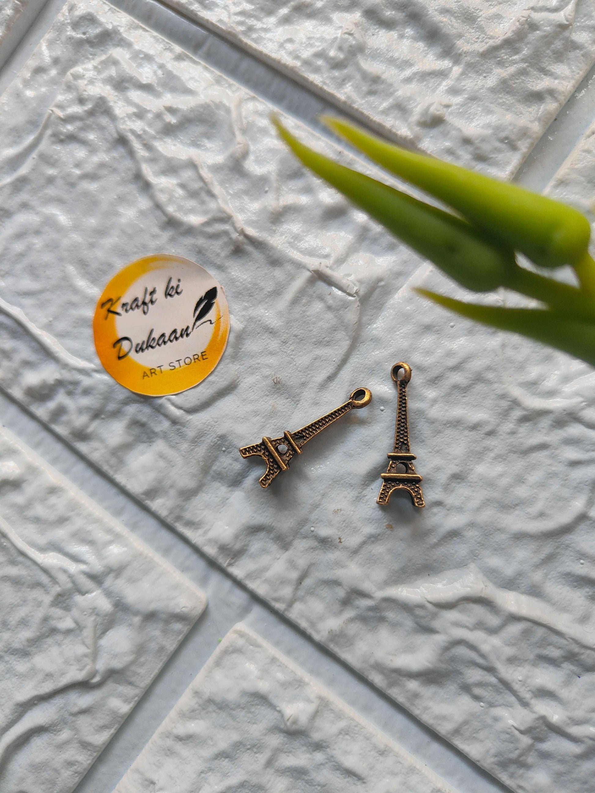 kraft-ki-dukaan-eiffel-tower-antique-charms-set-bronze