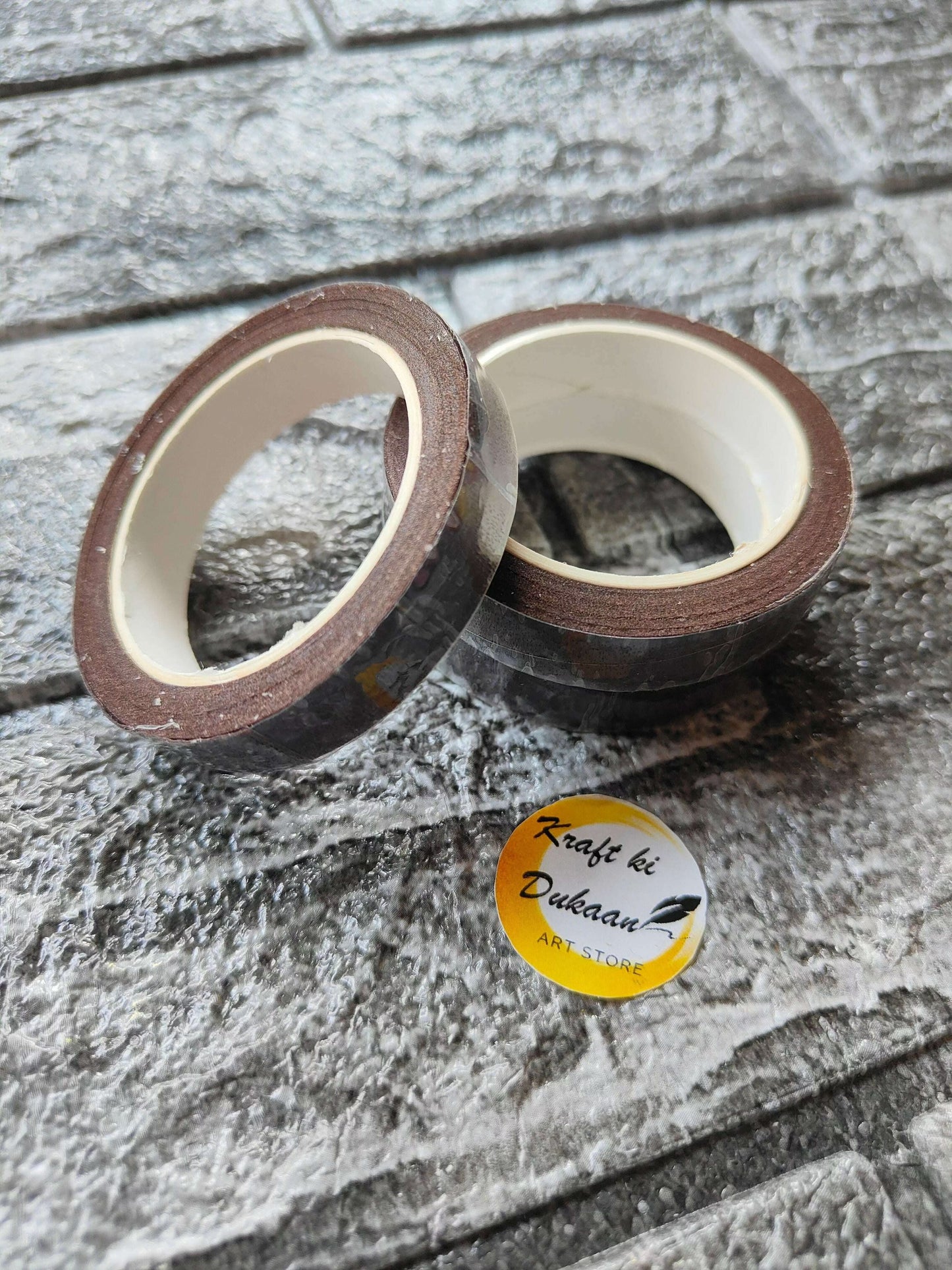 kraft-ki-dukaan-floral-tape-for-flower-arrangements-brown-patterned
