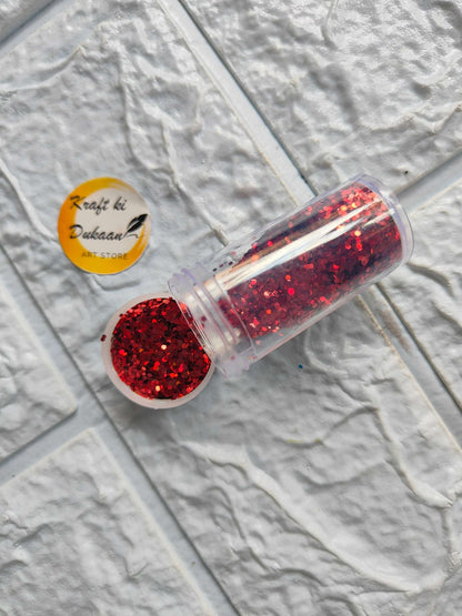kraft-ki-dukaan-glitter-chunks-for-resin-art-red