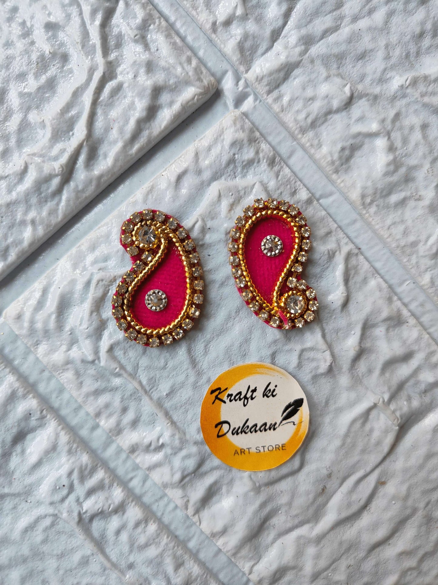 kraft-ki-dukaan-kundan-patch-booti-pack-pink-gold