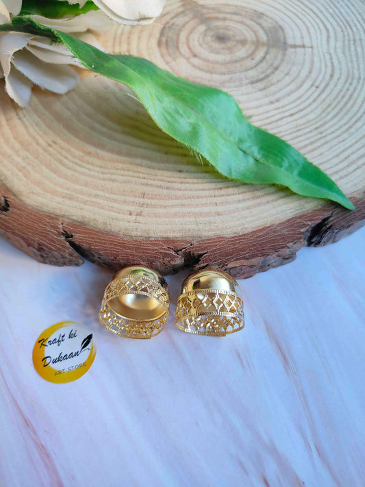 Metal Jhumki Base Pack of 10