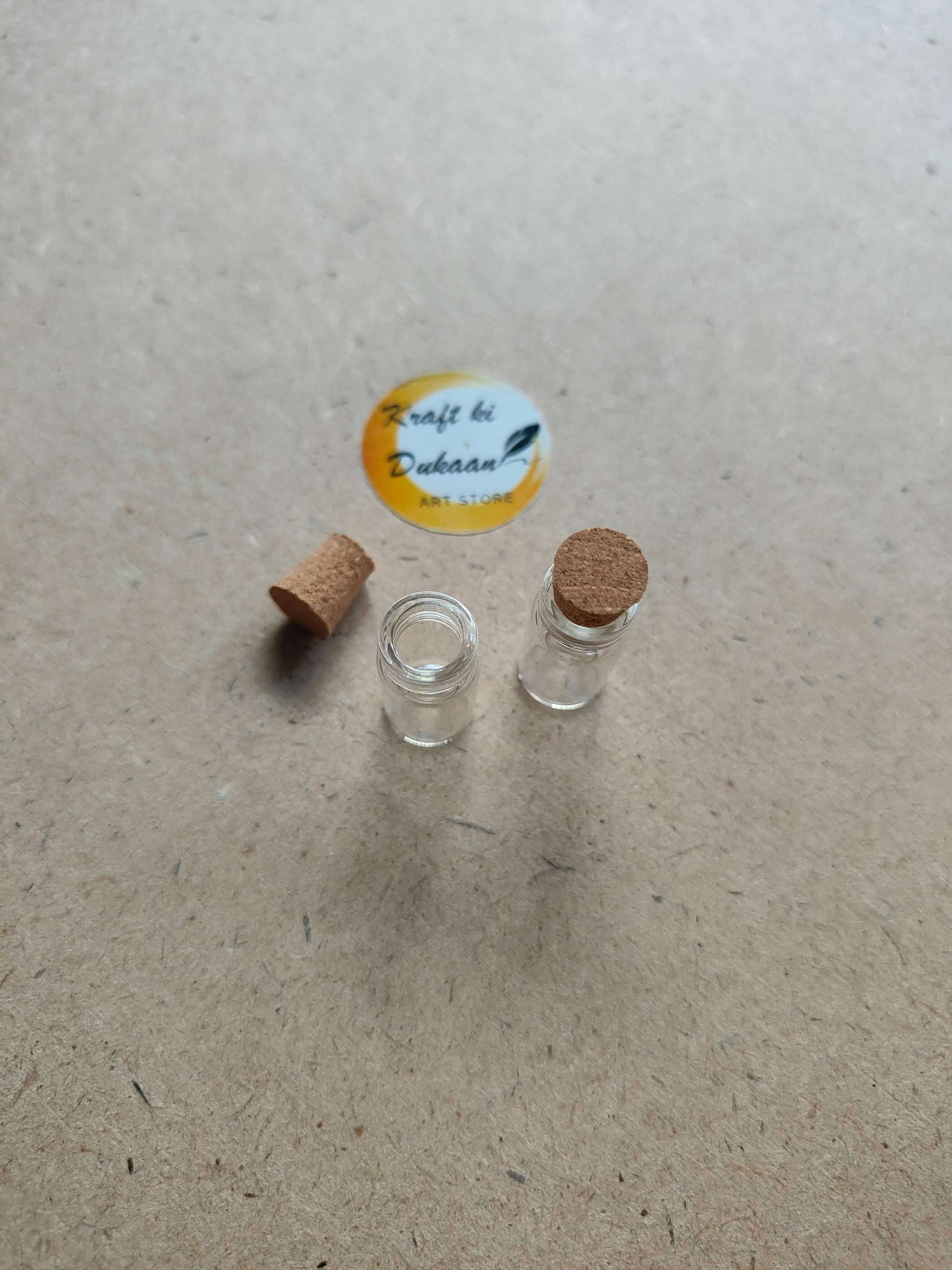 kraft-ki-dukaan-mini-glass-bottles-with-cork-pack-of-12-two-bottles