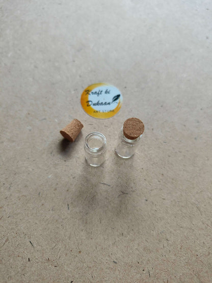 kraft-ki-dukaan-mini-glass-bottles-with-cork-pack-of-12-two-bottles