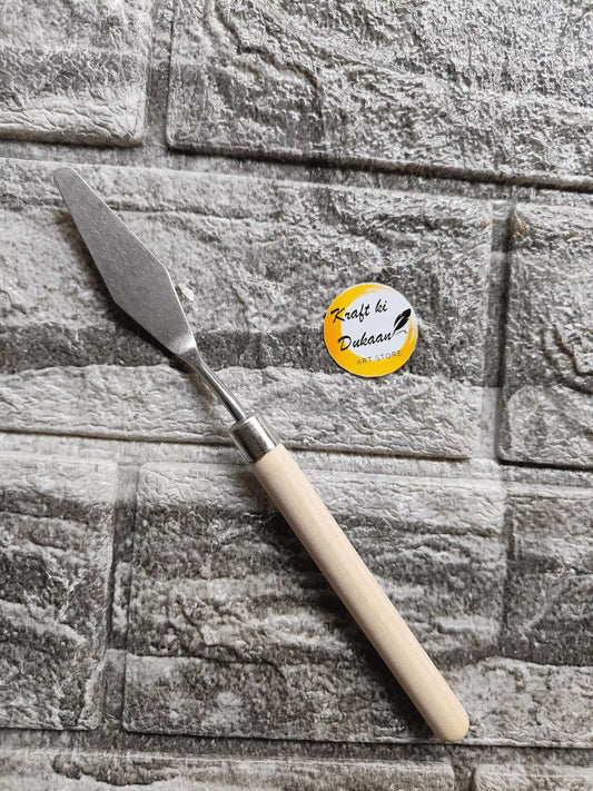 kraft-ki-dukaan-painting-knife-a10-metal-blade-wood-handle