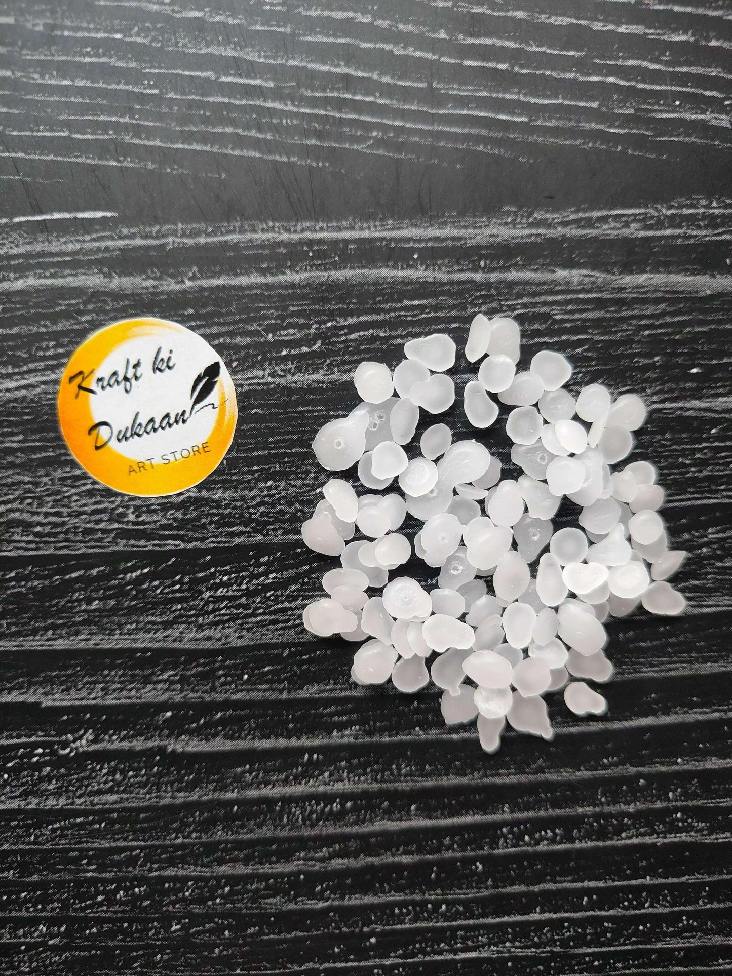 Paraffin Dana Wax—white wax pellets, small irregular pieces