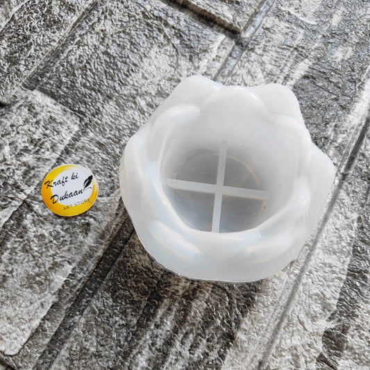 lotus-t-light-holder-mold-transparent-silicone-oval-shape