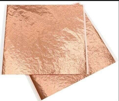 metallic-foil-flakes-sheet-a3-rose-gold-color