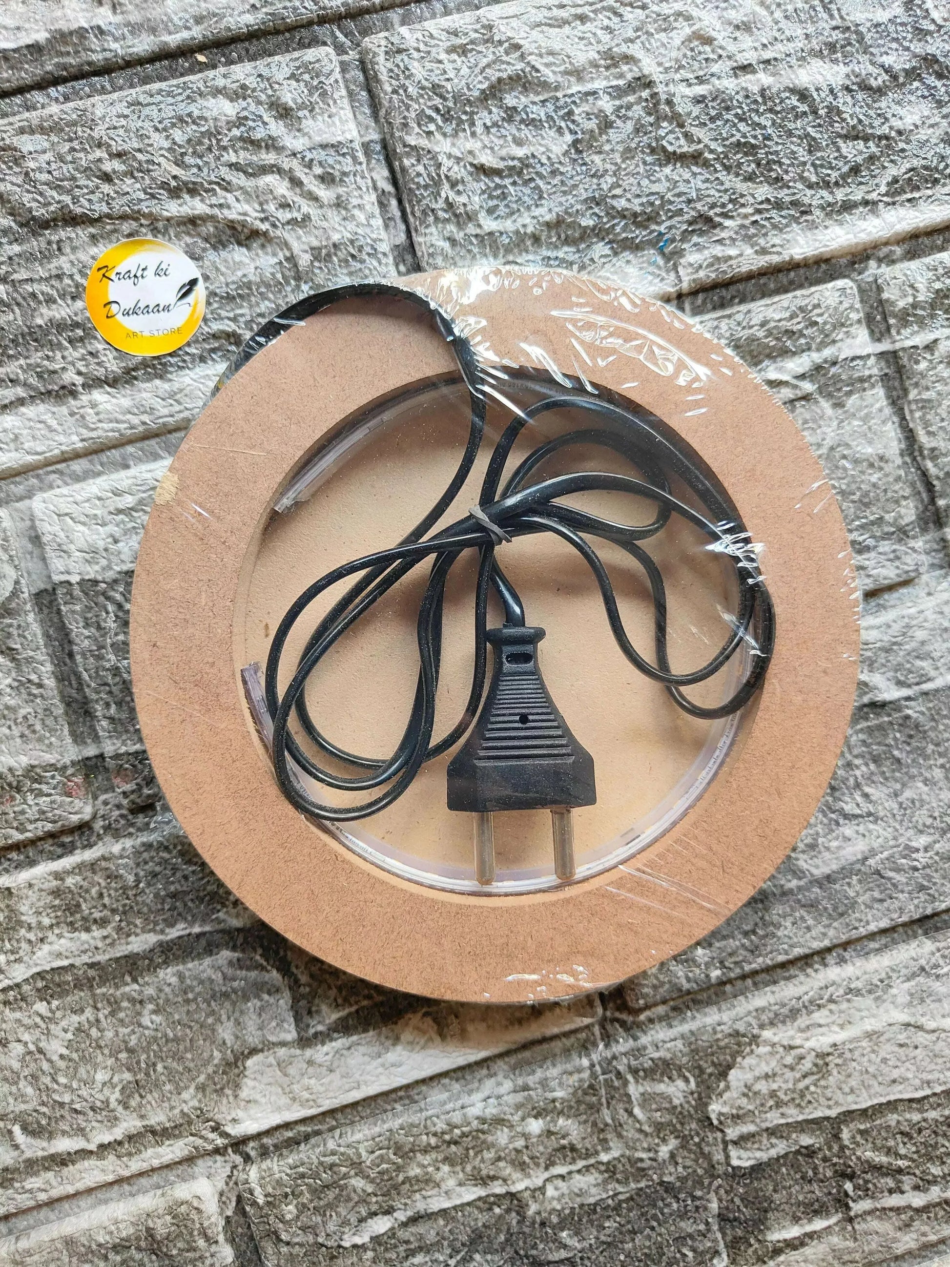Mdf Led Insert Moon Lamp LED MDF Board for Creative Decor | Kraft ki Dukaan