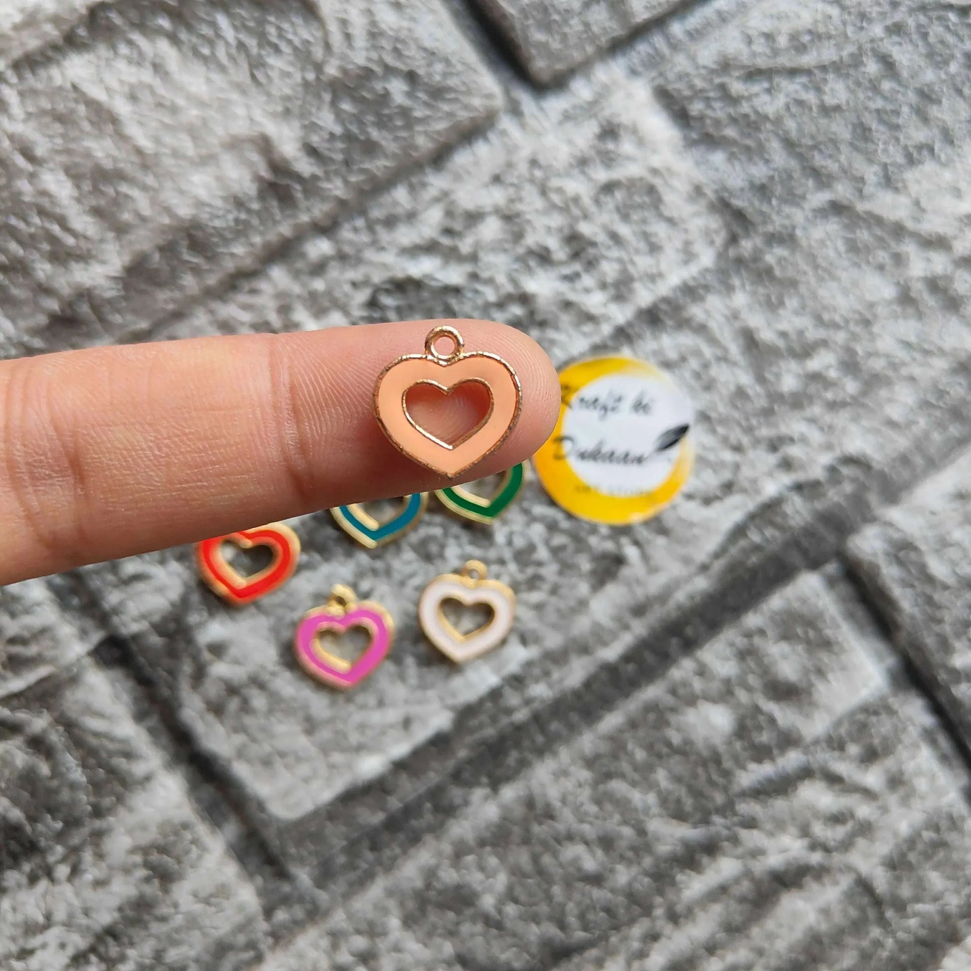 multi-heart-metal-charms-set-peach-heart-charm