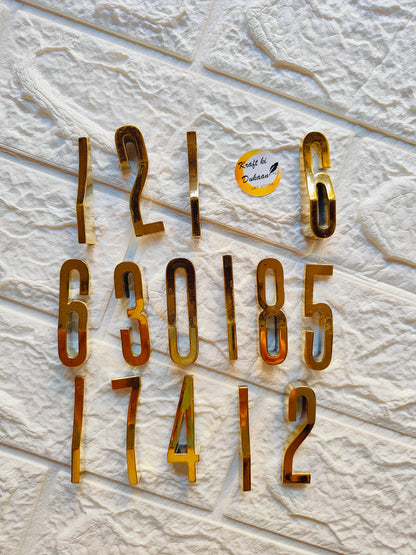 Clock Numbers Set A2 - Kraft ki Dukaan