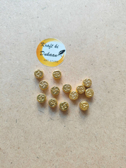 om-swastik-beads-for-jewelry-making-collection-on-paper