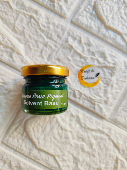 Kraft ki Dukaan Opaque Pigment for Resin in Green Color with 25 gm Jar