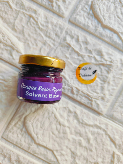 Kraft ki Dukaan Opaque Pigment for Resin in Purple Jar with Gold Lid for Crafting Projects