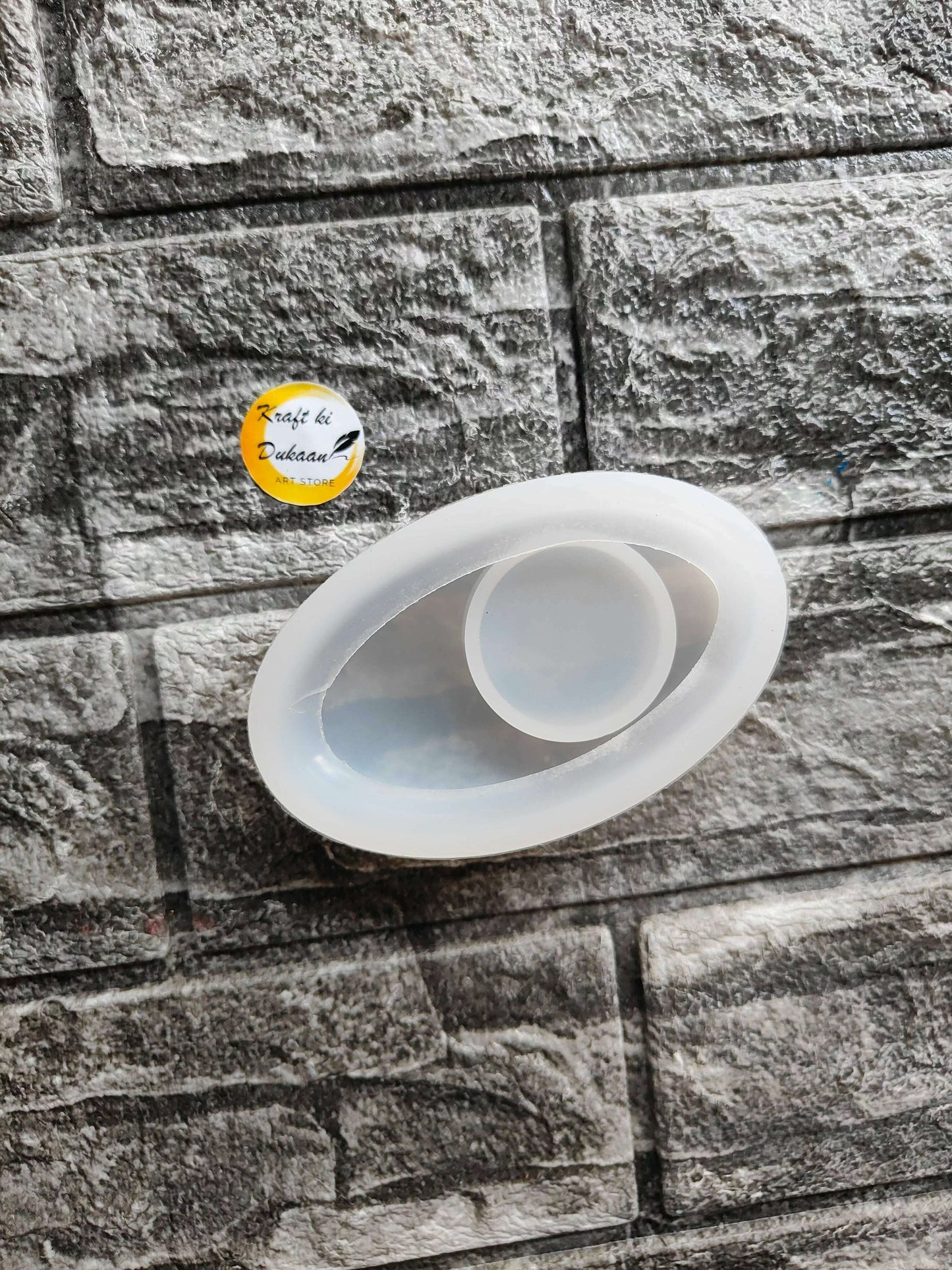 oval-t-light-mould-for-resin-silicone-mould-oval-hollow