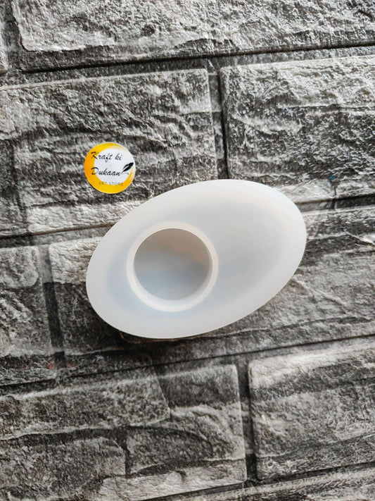 oval-t-light-mould-for-resin-silicone-mould-round-hollow