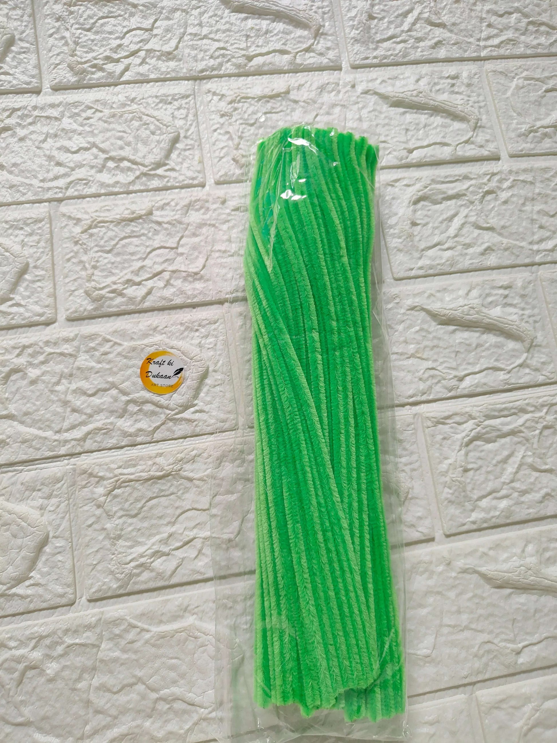 plain-pipe-cleaners-bright-green-pack-of-25