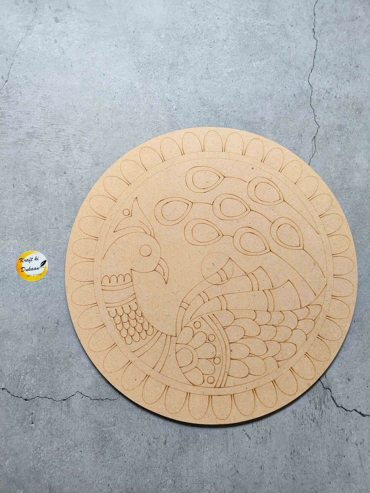 pre-marked-mdf-base-for-resin-art-peacock-pattern-round
