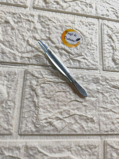 precision-art-tweezers-silver-stainless-steel-flat-tipped