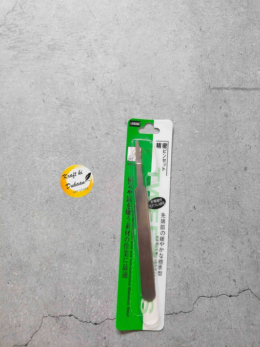 Tweezer A14 precision tweezers with pointed tips, in blister packaging