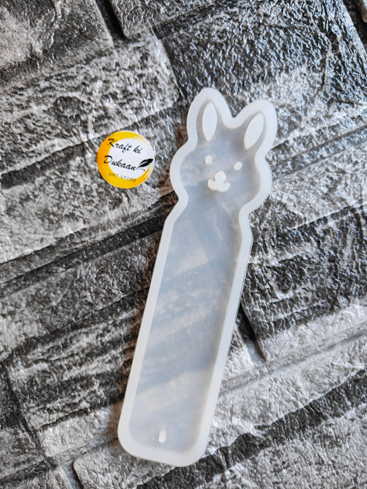 Rabbit bookmark mold by Kraft ki Dukaan for creating adorable rabbit-shaped bookmarks