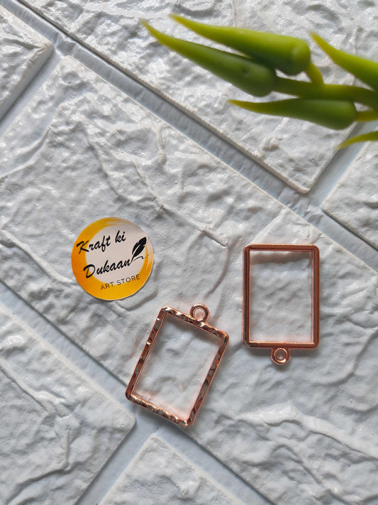 rectangle-bezel-pendant-set-rose-gold-metal-frame