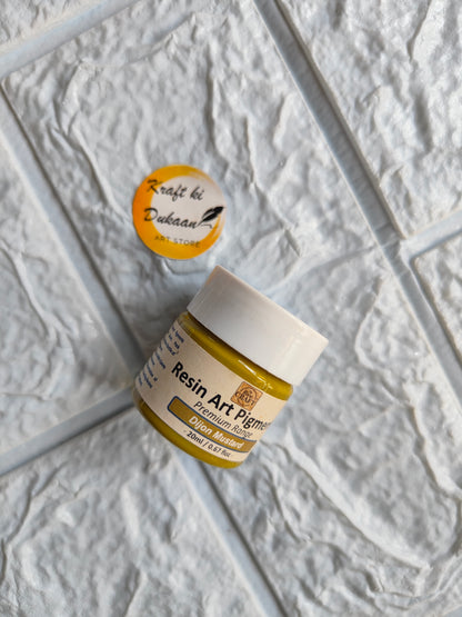 Opaque pigment for resin art in a small jar, perfect for enhancing art projects