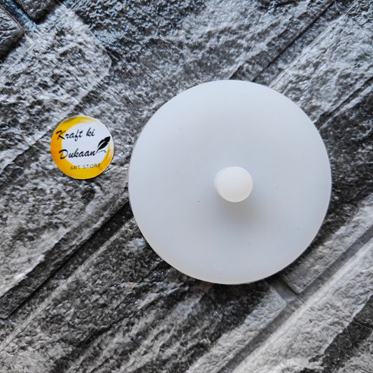 Silicone resin clock mold for creating custom clocks with a smooth finish