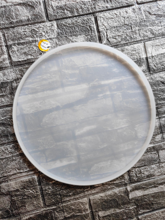 Clear 12 inch resin mould for creating round resin art and crafts at home