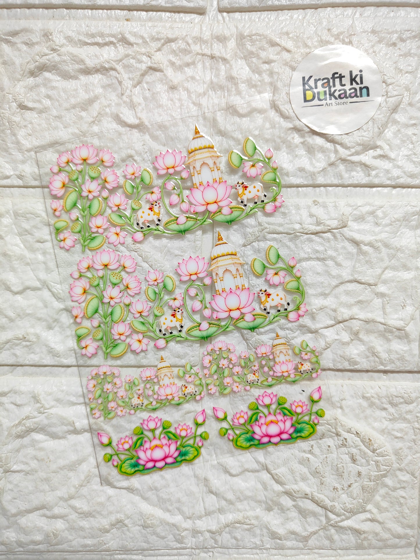 UV DTF Peel off sticker sheet J439