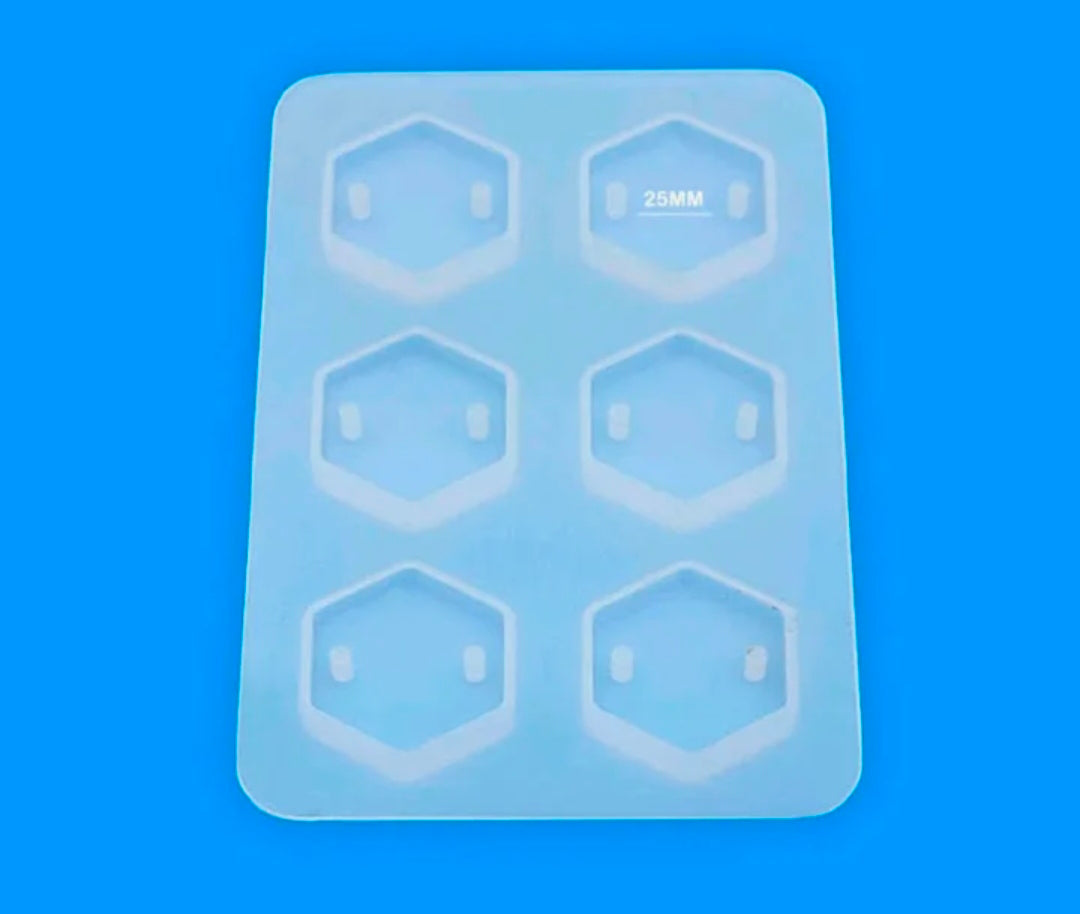 6 Cavity Hexagon Rakhi Mould