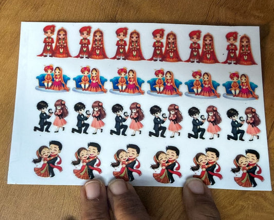 UV DTF Peel off sticker sheet J43