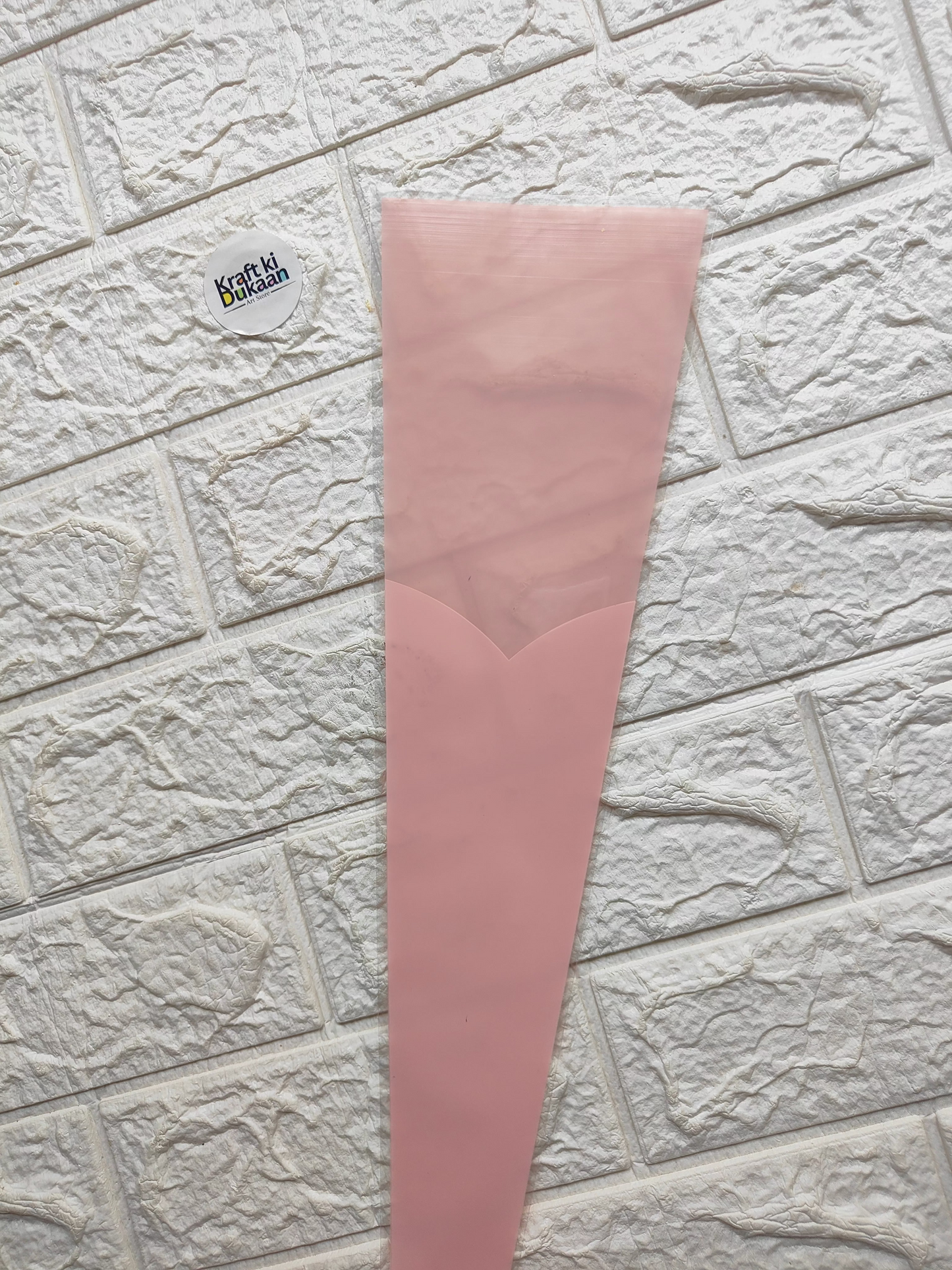 Pink flower cover sleeve, 12.5x40cm, A3 size