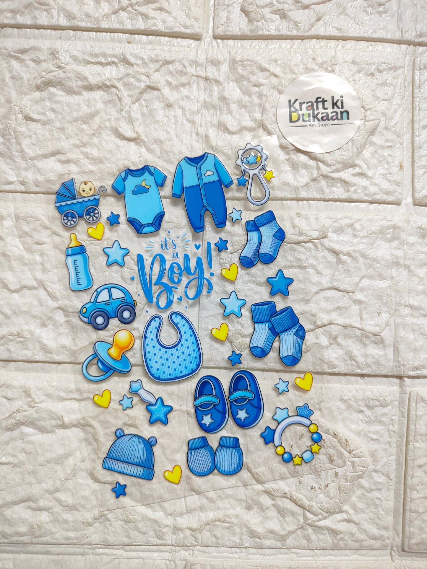 UV DTF Peel off sticker sheet J443