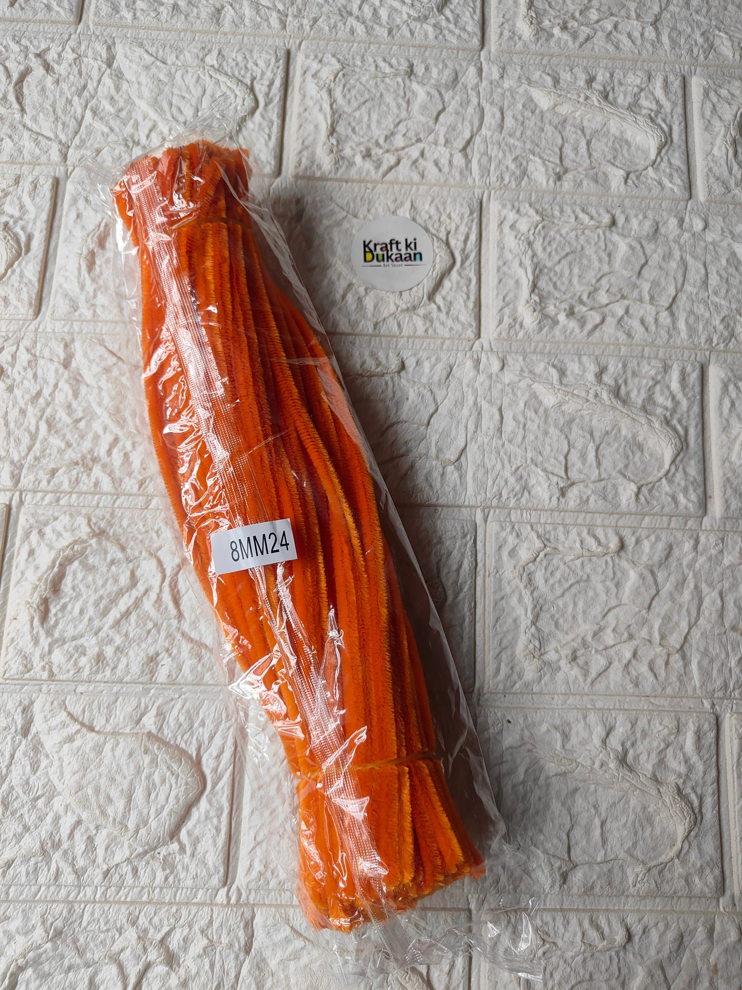 8MM Pipe Cleaners Plain 100PC Packet A2