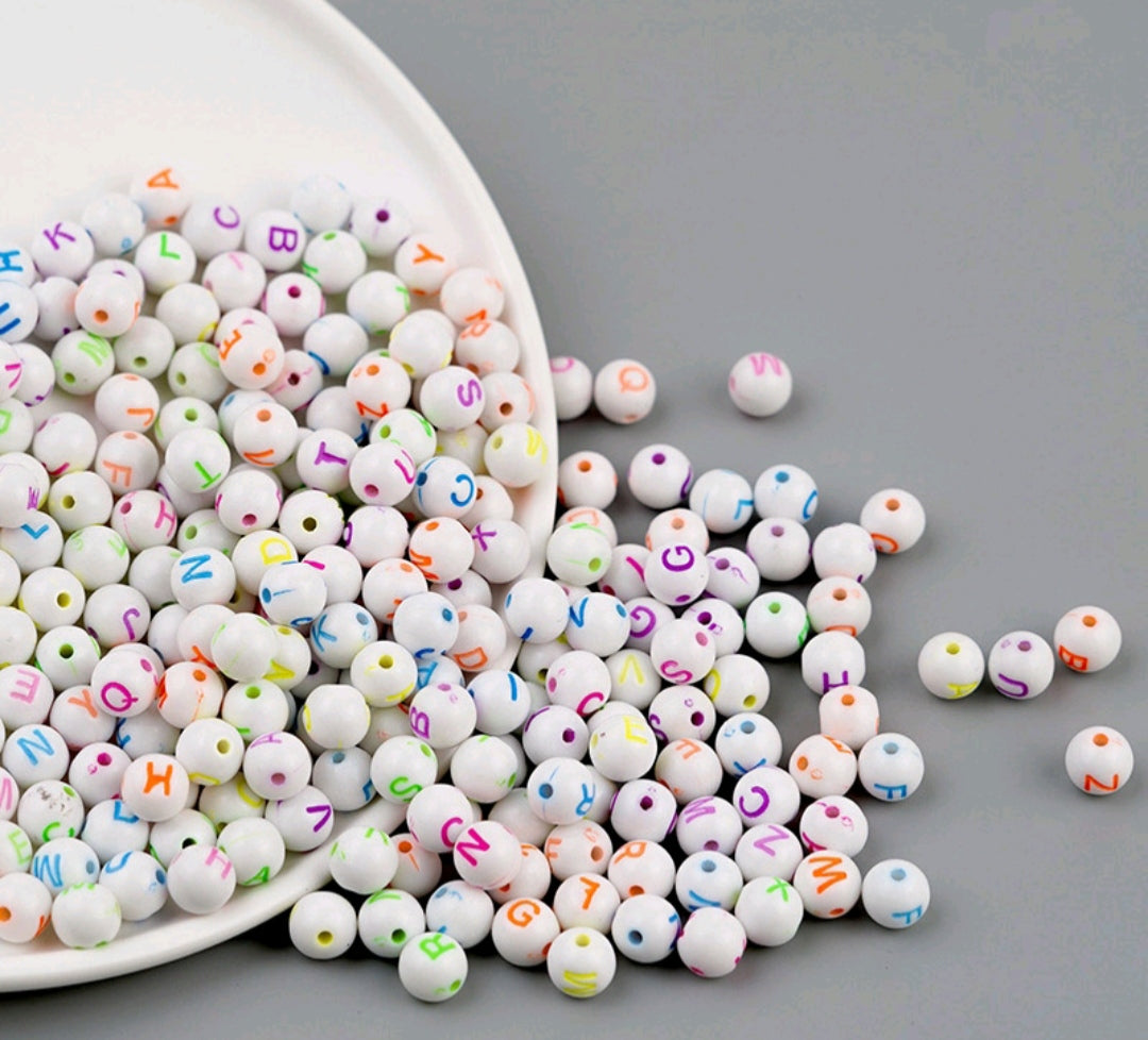 Alphabet Beads Pack of 10GM A4