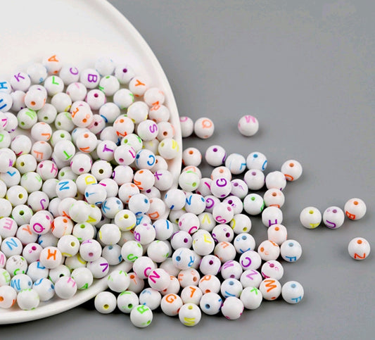 Alphabet Beads Pack of 10GM A4